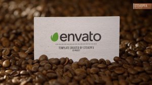 Videohive Coffee Business Card Mockup Product Promo template preview