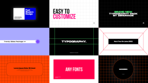 Videohive Typo Pack Titles template preview