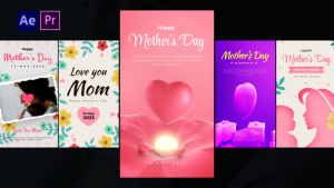 Videohive Mothers Day Instagram Stories Titles template preview