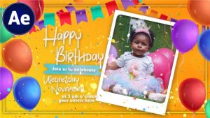 Videohive Happy Birthday Intro 43784705 Broadcast-packages template preview