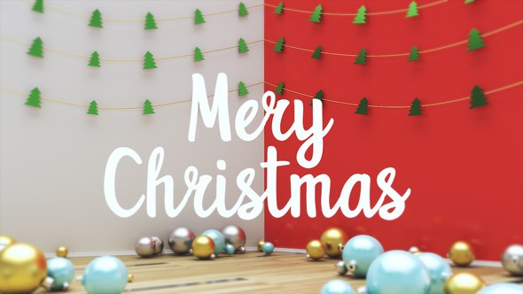 Videohive Christmas Logo 22855008 Logo Stings template preview