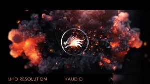 Videohive Fire Logo Impact Logo Stings template preview
