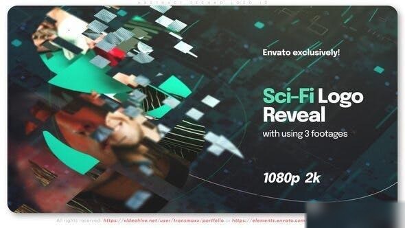 Videohive Abstract Techno Logo ID Logo Stings template preview