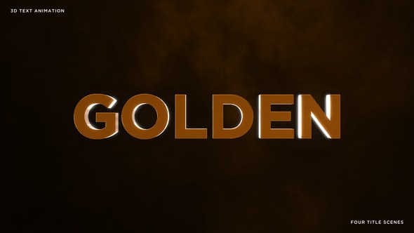 Videohive 3D Text Animation 60982638 Titles template preview