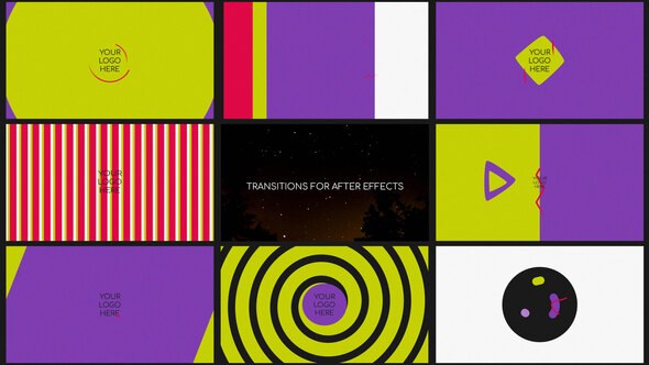 Videohive 10 Logo Transition Pack Elements template preview