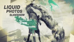 Liquid Photos Slideshow Video Displays template preview
