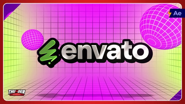 Videohive 3D Abstract Glitch Logo Reveal Openers template preview