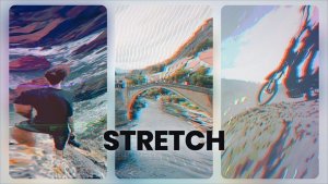 Videohive Glitch Stretch Transitions Elements template preview