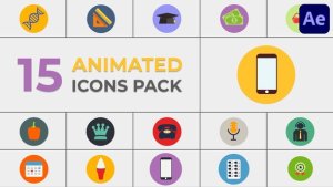Videohive Icons Pack for After Effects Elements template preview