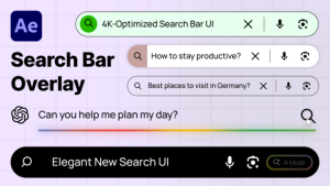 Videohive Search Bars 60153642 Elements template preview