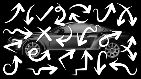 Videohive Hand Drawn Arrows Pack 51872713 Infographics template preview