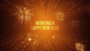 Videohive New Year Message Video Displays template preview