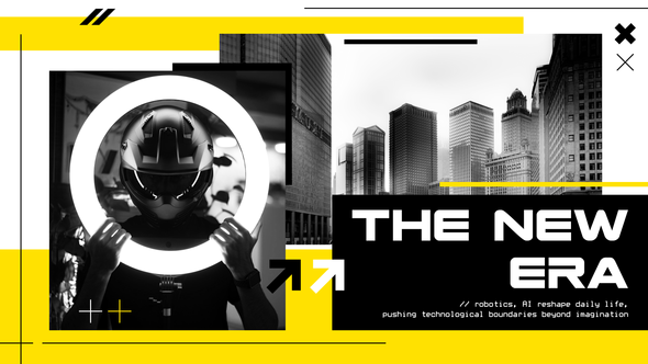 Cyberpunk Intro MOGRT 51077565 Premiere Pro template preview
