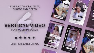 Videohive E-Learning Instagram Stories TikTok Shorts - Online Educational Course Promo Vertical Reels Product Promo template preview