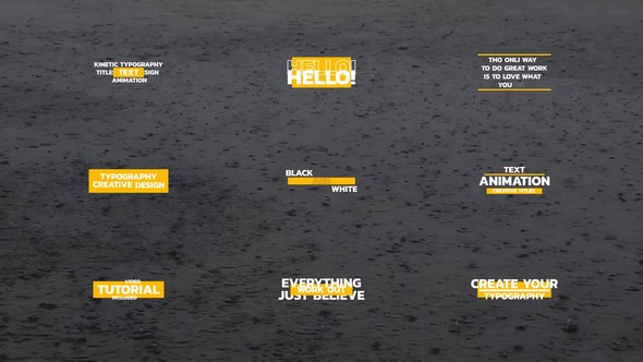 Videohive Typography Titles Text | AE 51443654 Titles template preview