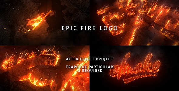 Videohive Epic Fire Logo 20431154 Logo Stings template preview