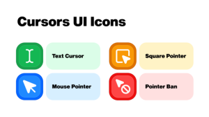 Videohive Cursors UI Icons Elements template preview