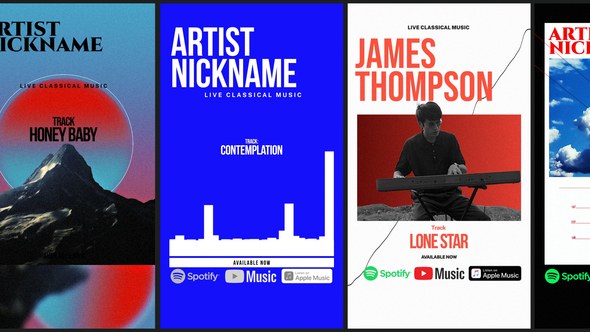 Videohive Music Cover for Shorts Elements template preview
