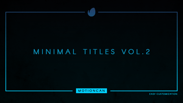 Minimal Titles Video Displays template preview