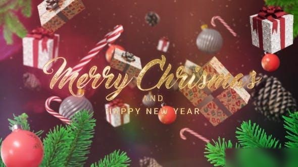 Videohive Christmas Intro 49742420 Openers template preview