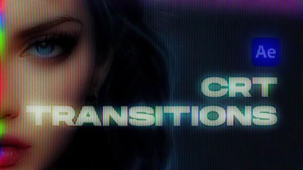 Videohive CRT Transitions for After Effects Elements template preview