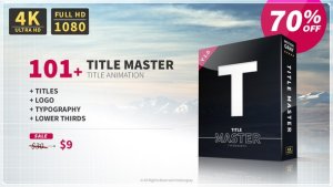 Videohive The Text Titles template preview
