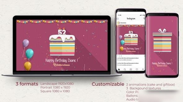 Videohive Birthday Opener Openers template preview