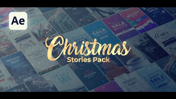 Videohive Christmas Stories 55381679 Product Promo template preview