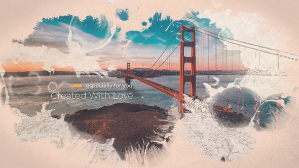 Videohive Ink Slideshow 21278543 Video Displays template preview
