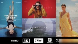 Videohive Minimal Promo Slideshows Pack Openers template preview