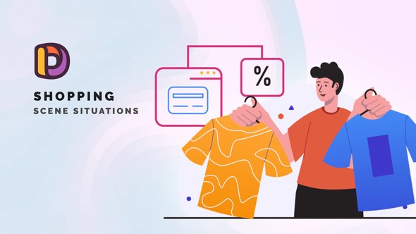 Videohive Shopping - Scene Situations Elements template preview
