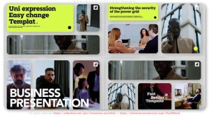 Videohive Business Presentation 46602344 Video Displays template preview