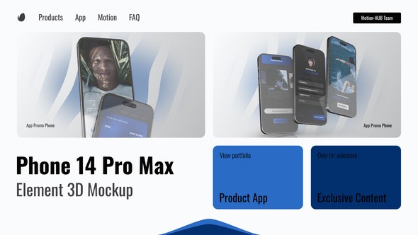 Videohive Pro14 Phone Mockup Product Promo template preview