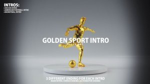 Videohive Golden Sport Intro Openers template preview