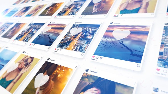 Videohive Instagram Intro Logo Stings template preview