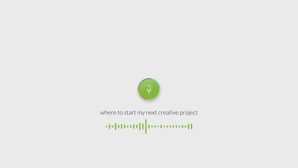 Videohive Voice Search Logo Logo Stings template preview