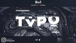 Videohive New Typography Promo Openers template preview