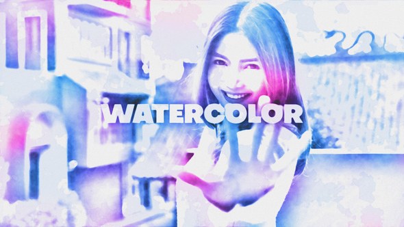 Videohive Watercolor Looks Elements template preview