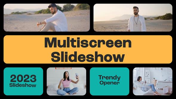 Videohive Multiscreen Slideshow 49713645 Video Displays template preview