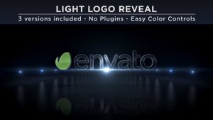 Light Logo Intro Video Displays template preview