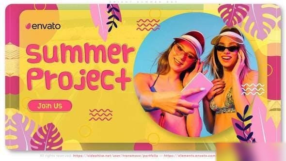 Videohive Bright Summer Day Openers template preview