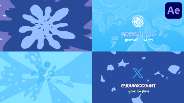 Videohive Liquid Motion Logo Opener for After Effects Logo Stings template preview