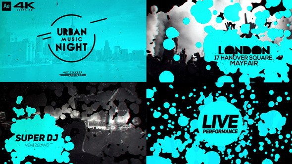 Videohive Urban Music Night Openers template preview