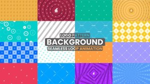Videohive Logo Pattern Background Loop Animation Elements template preview