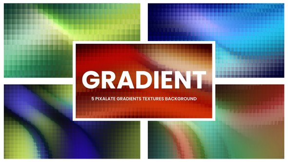 Videohive Pixalate Gradients Elements template preview