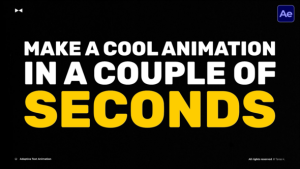 Videohive Adaptive Text Animation  AE Titles template preview