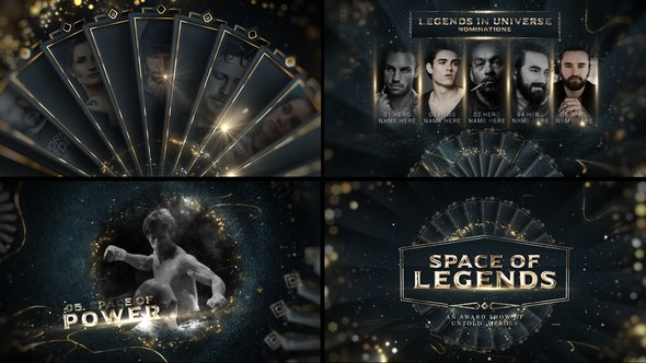 Videohive Space of Legends Awards Show Broadcast-packages template preview