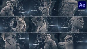Videohive Destruction of Time Titles for After Effects Titles template preview