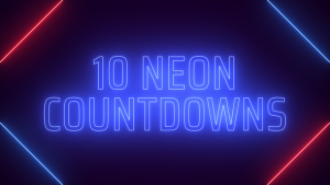 Videohive Neon Countdowns Elements template preview