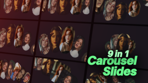 Carousel Slides Elements template preview
